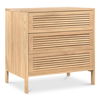 Teeda 3 Drawer Nightstand Natural thumbnail 1