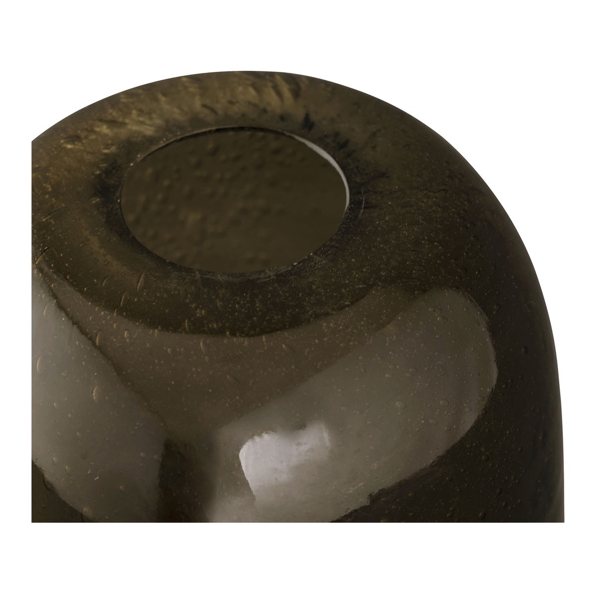 Circe Vase Olive, by Moe's Home, 10.5" width x 6.5" height x 7.5" depth View 4