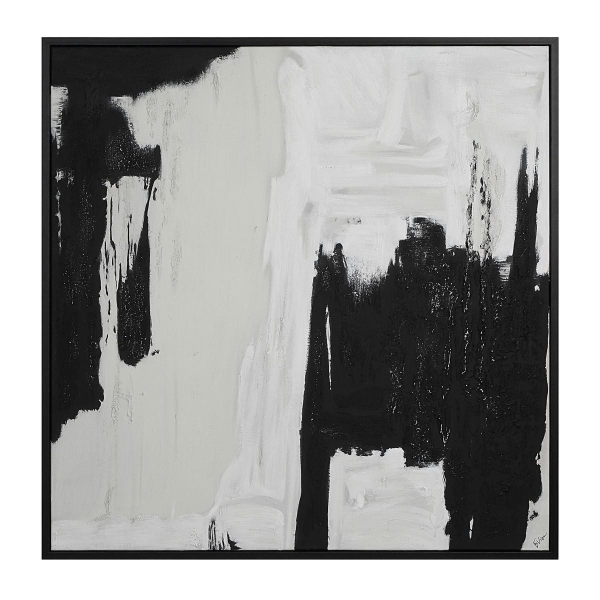 Nantes, Painting by Renwil, 45" height x 2" depth View 1
