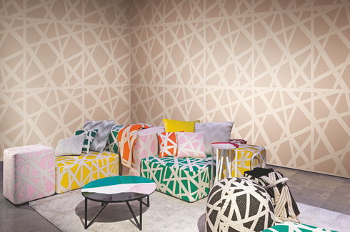 Nastri Warm Neutral Wallpaper