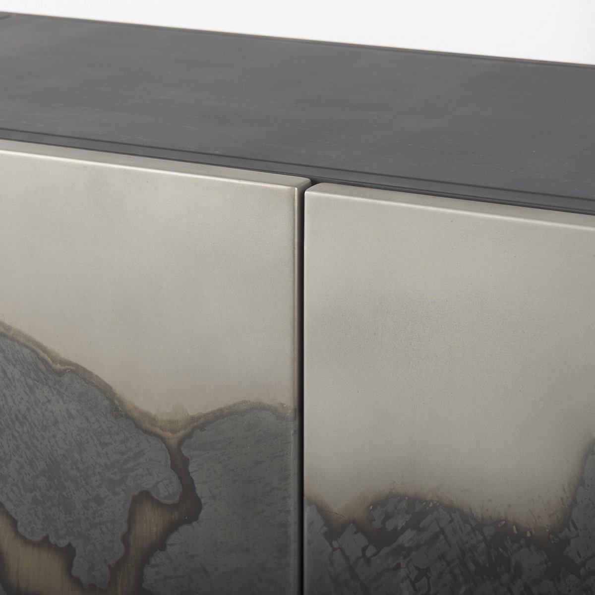 Roxdale  Acid Wash Metal Sideboard, Sideboards & Buffet by Mercana, 82" length x 18" width x 29" height View 10
