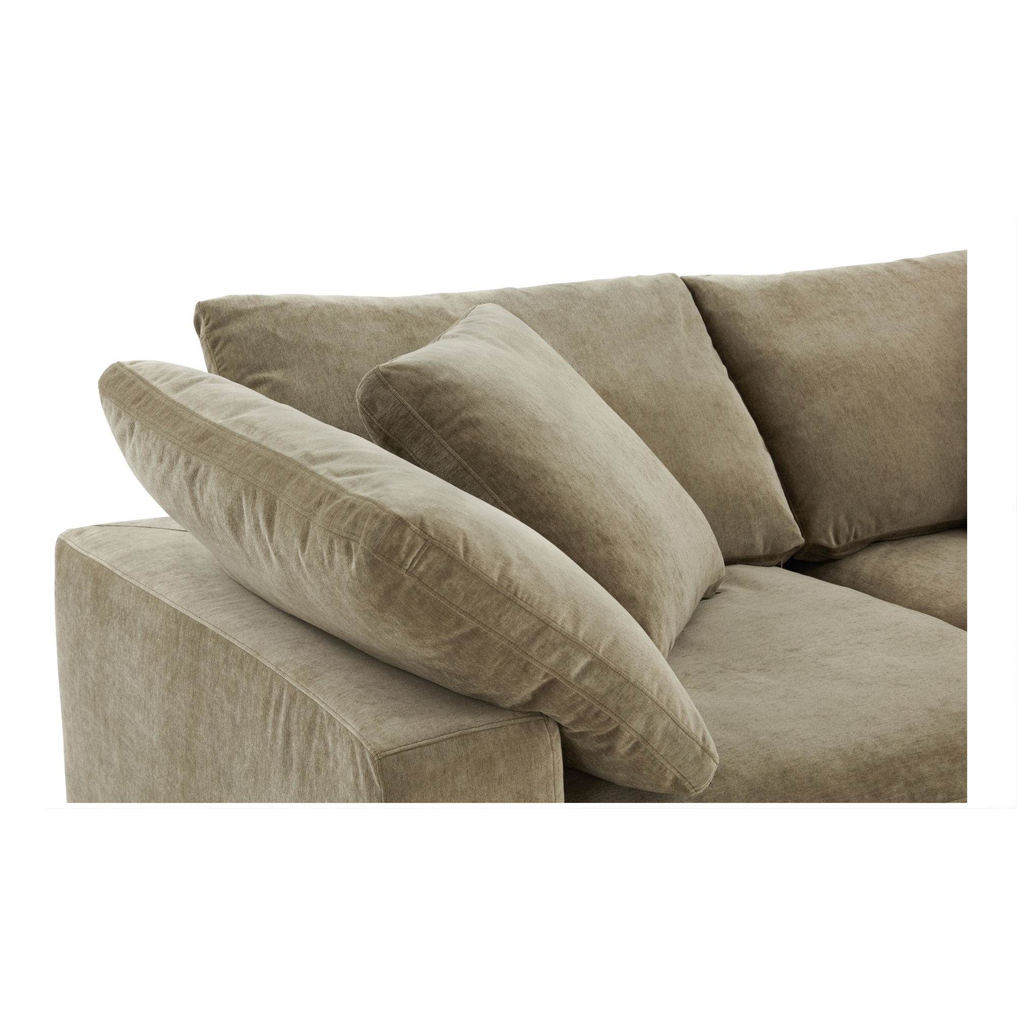 Clay Classic L-shaped Modular Sectional Desert Sage large image 