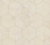 Hexagram Wood Veneer Ivory Wallpaper 0 Hexagram Wood Veneer Ivory Wallpaper thumbnail 0