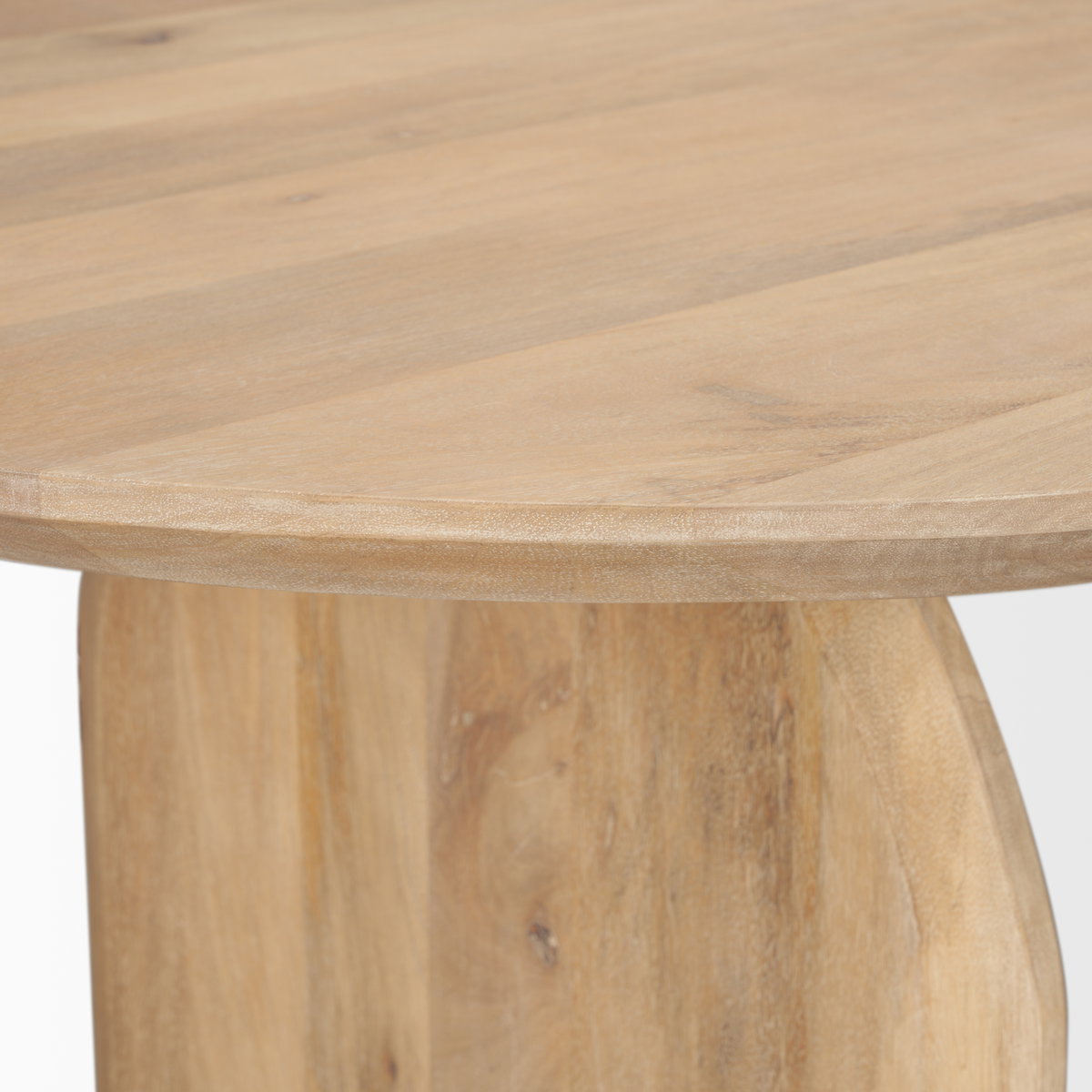 Isla 86.5'L x 39'W Oval Dining Table | Modern | Light Brown Wood | Seats 6, by Mercana, 86.5" length x 39" width x 30" height View 10