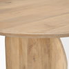 Isla 86.5'L x 39'W Oval Dining Table | Modern | Light Brown Wood | Seats 6, by Mercana, 86.5" length x 39" width x 30" height thumbnail 10