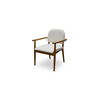 Norrie Dining Chair Cream, by Moe's Home, 24.41" width x 33.46" height x 24.41" depth thumbnail 3