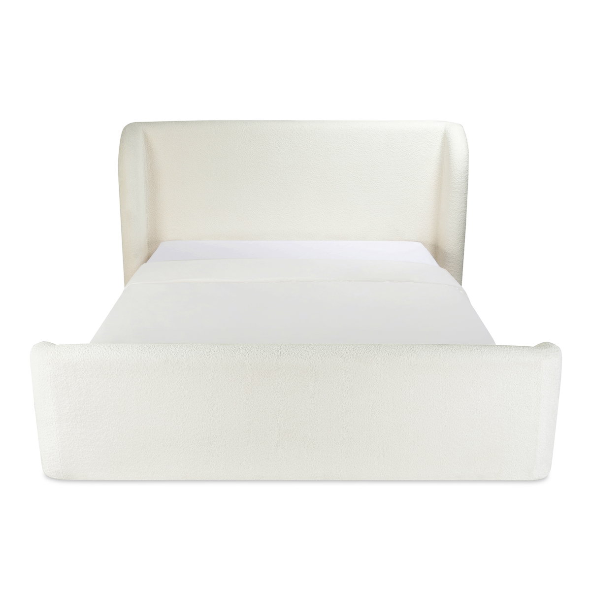 Sophia King Storage Bed Cream, by Moe's Home, 7'7" width x 4'7" height x 7'7" depth View 1