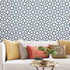 Hedgerow Trellis Navy Peel & Stick Wallpaper, by York Wall, 20' length x 1'8.5" width x 0.02" depth thumbnail 3