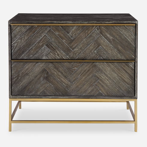Armistead Dark Walnut Drawer Chest