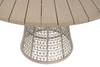 Knit Outdoor 54' Round Dining Table, by Essentials for Living, 54" width x 30.5" height x 54" depth thumbnail 2
