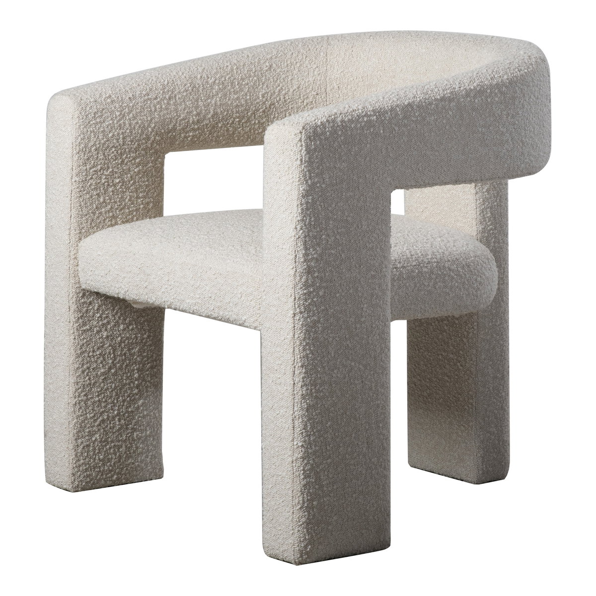 Elo Chair White, Accent Chair by Moe's Home, 29" width x 32" height x 28" depth View 2