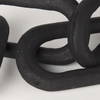 Alix  Black Wood Link Chain Decorative Object, by Mercana, 29" length x 5" width x 5" height thumbnail 10