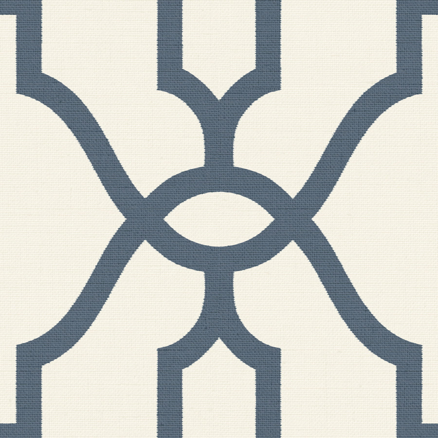 Magnolia Home Woven Trellis Blue & White Peel & Stick Wallpaper large image 
