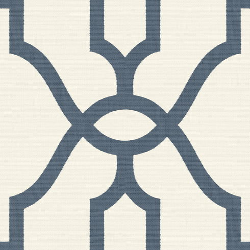 Magnolia Home Woven Trellis Blue & White Peel & Stick Wallpaper