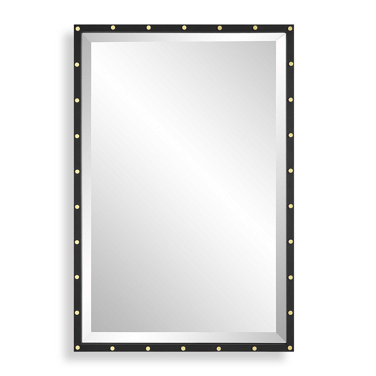 Benedo Industrial Vanity Mirror, by Uttermost, 2' width x 2'11.87" height x 1.12" depth View 1