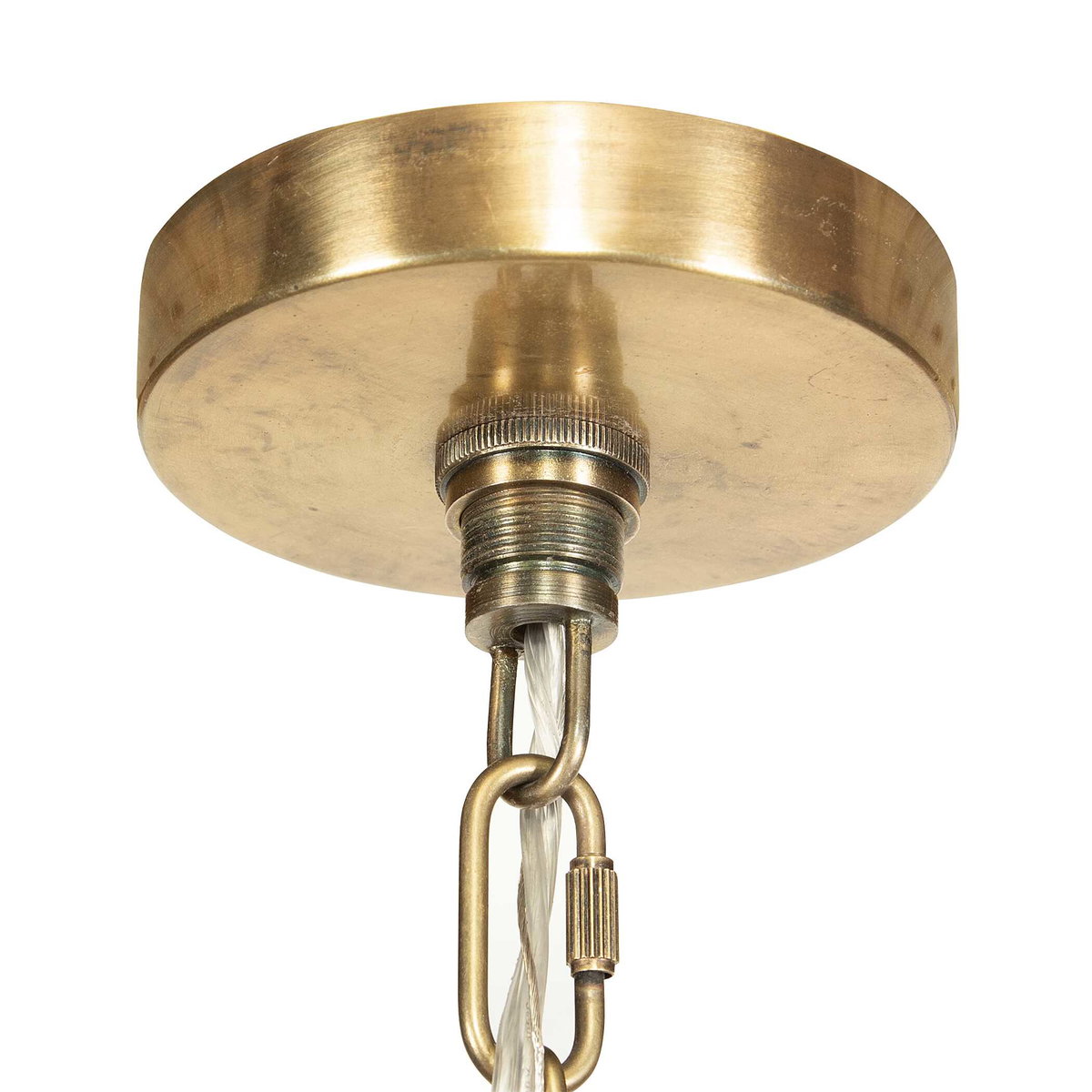 Kauri 1 Light Wooden Bead Pendant, Mini Light Pendant by Uttermost, 18" width x 20" height x 18" diameter x 18" depth View 8