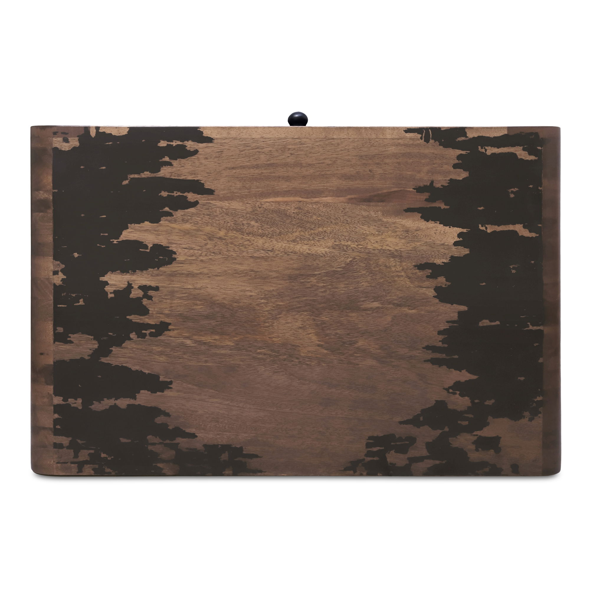 Iris Nightstand Distressed Black, by Moe's Home, 30" width x 26" height x 19" depth View 6