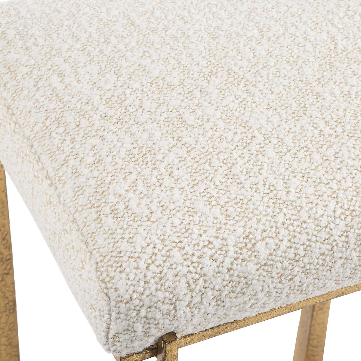 Midas Gold Counter Stool, Furniture by Uttermost, 18.5" width x 26" height x 15.5" depth View 8