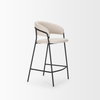 Carolyn Open Back 25.9in Seat Counter Stool | Oatmeal, Counter & Bar Stool by Mercana, 19.29" length x 20.4" width x 35.8" height thumbnail 7