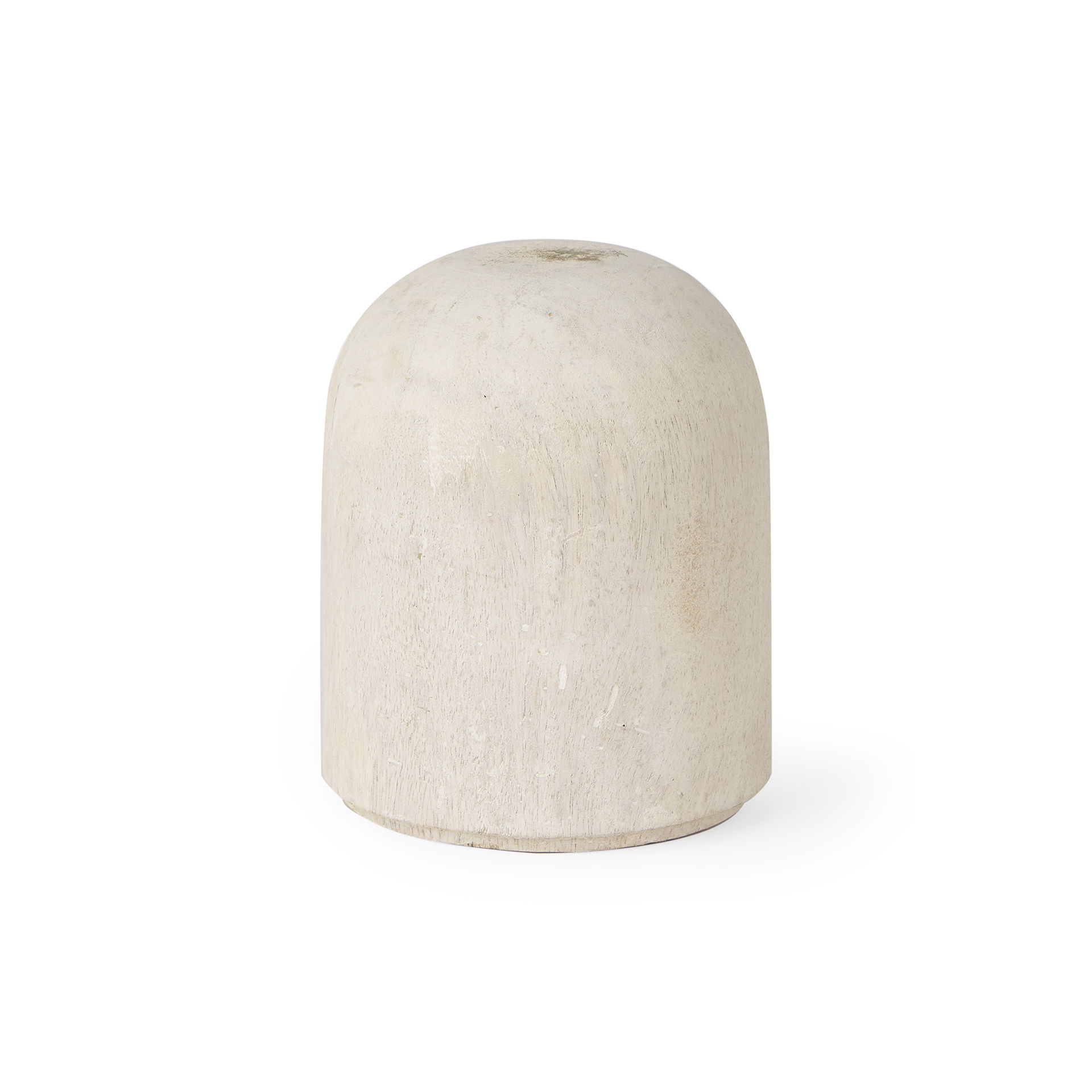Knox Short White-Wash Wood Decorative Object large image 