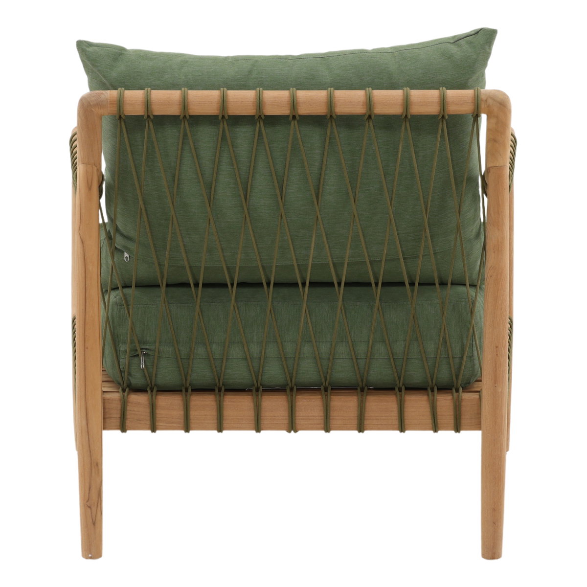 Tahoe Outdoor Sofa Chair Green, Accent Chair by Dovetail, 31" width x 33.46" height x 30.7" depth View 4