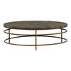 Marston Coffee Table Brown, by Dovetail, 48" width x 16" height x 48" depth thumbnail 1