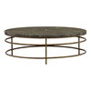 Marston Coffee Table Brown, by Dovetail, 48" width x 16" height x 48" depth thumbnail 1