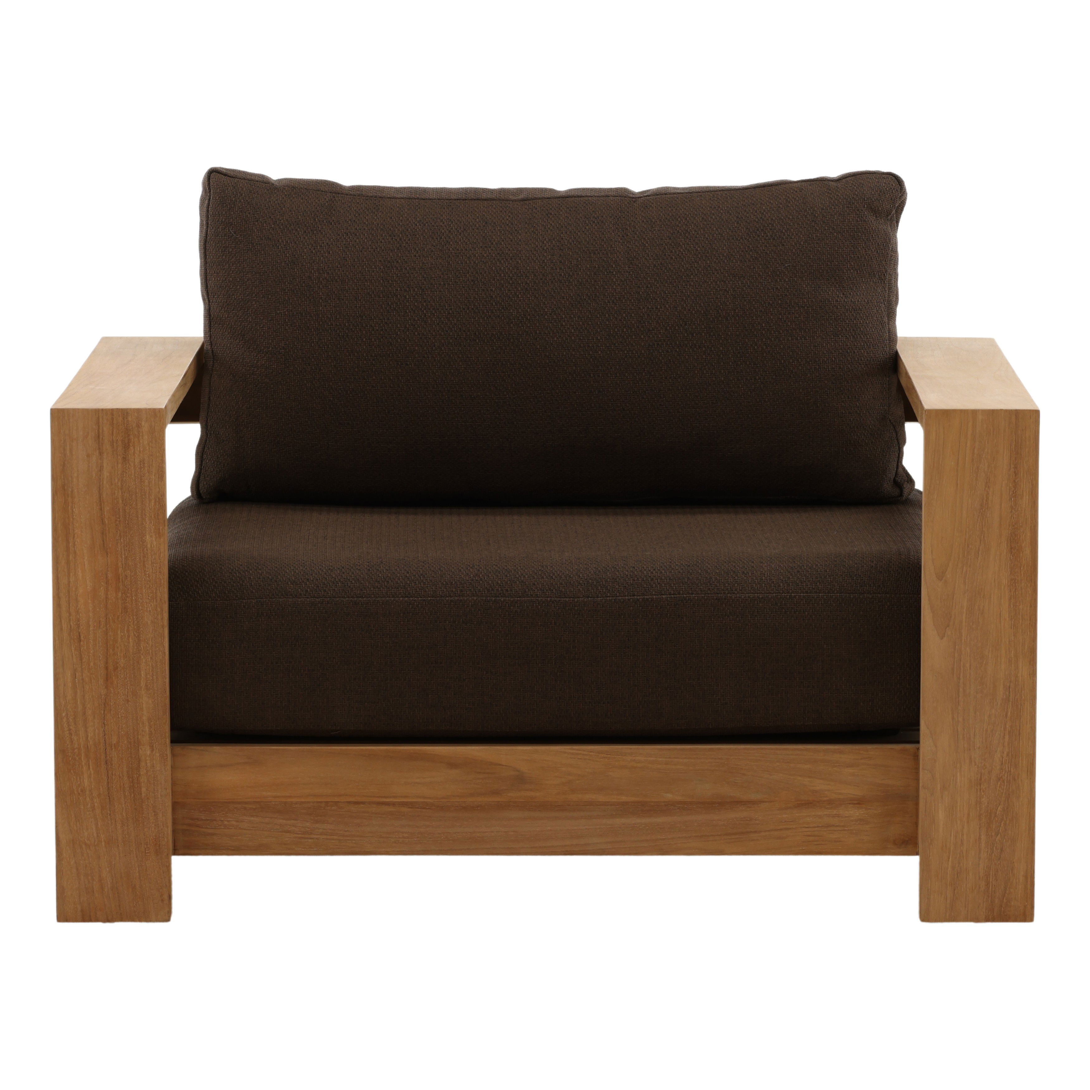 Naya Outdoor Sofa Chair Brown large image 