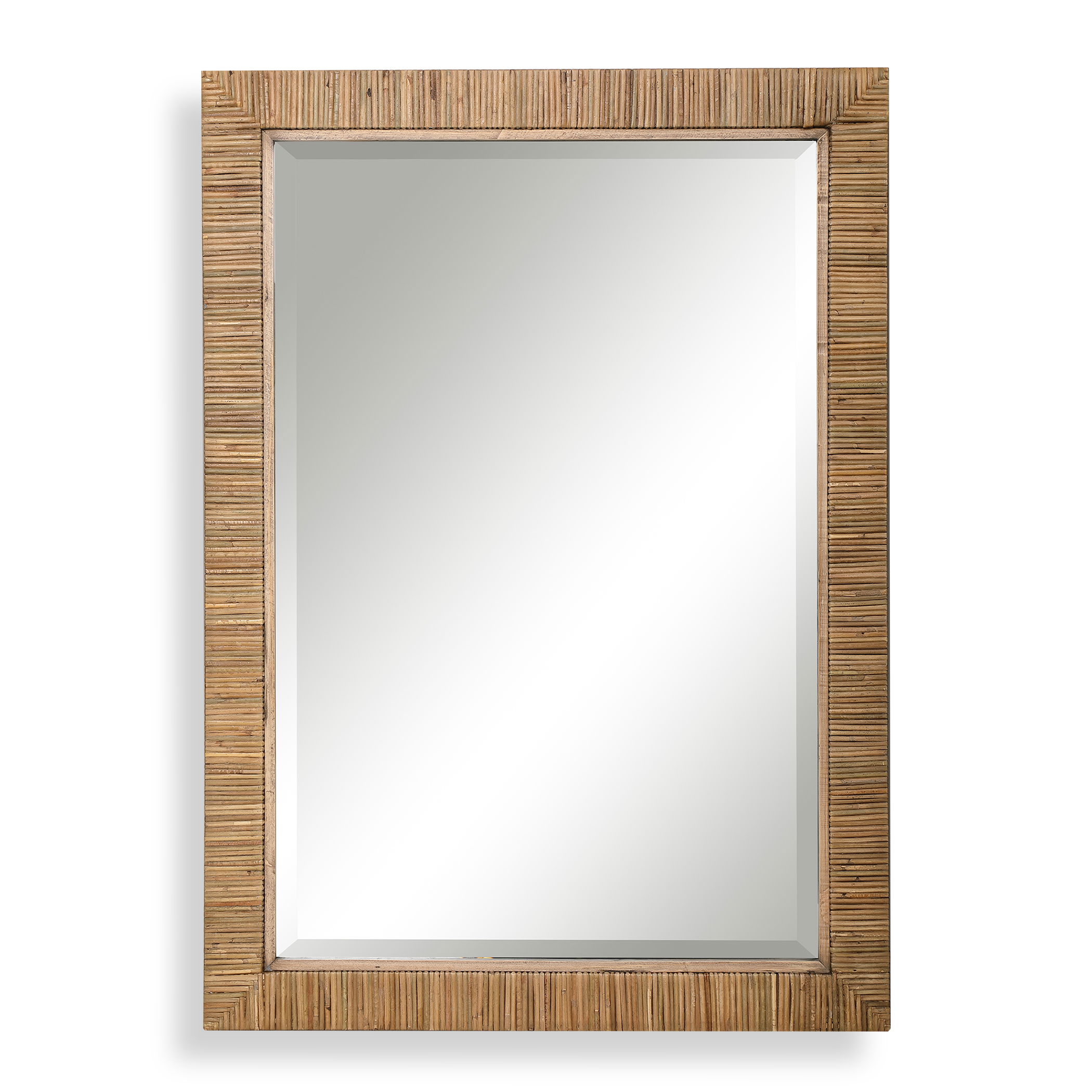 Cape Natural Rattan Mirror large image 
