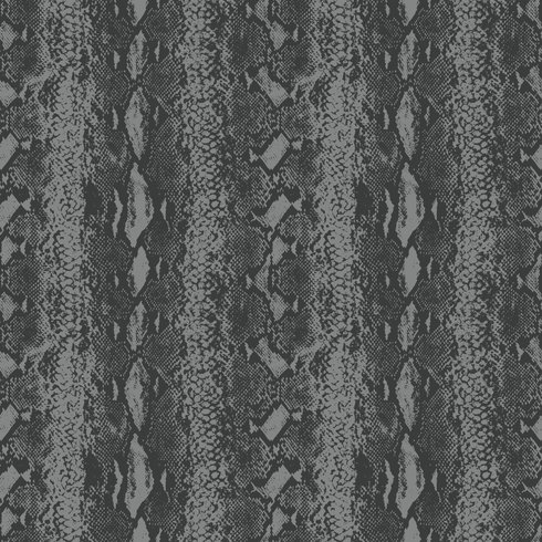 Snake Skin Grey Peel & Stick Wallpaper