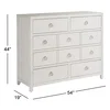 Pacific Grove 6 - Drawer Solid Wood Dresser, by Universal Furniture, 54" width x 44" height x 19" depth thumbnail 6