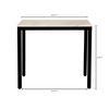 Parson Marble Mini Desk White, by Moe's Home, 34" width x 30" height x 20" depth thumbnail 10