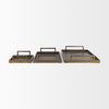 Shay Aluminium Tray - Small, Decorative Tray by Mercana, 9.5" length x 9.5" width x 3" height thumbnail 15