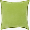 Cotton Velvet Lumbar Pillow Down, Decorative Pillow by Surya, 13" length x 19" width thumbnail