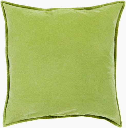 Cotton Velvet Lumbar Pillow