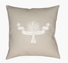Wheat Accent Pillow, Decorative Pillow by Surya, 20" length x 20" width thumbnail