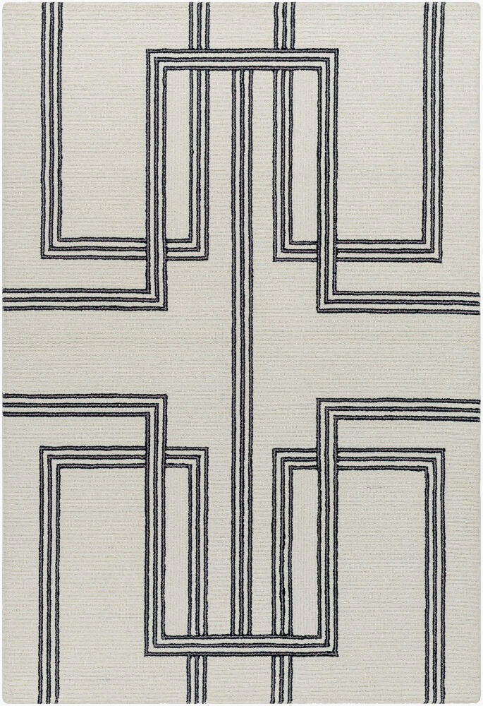Rossi Handmade Rug, by Surya, 1'6" length x 1'6" width
