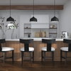 Holgate 1 Light Black Pendant, by Uttermost, 1'2" width x 10" height x 1'2" diameter x 1'2" depth thumbnail 2