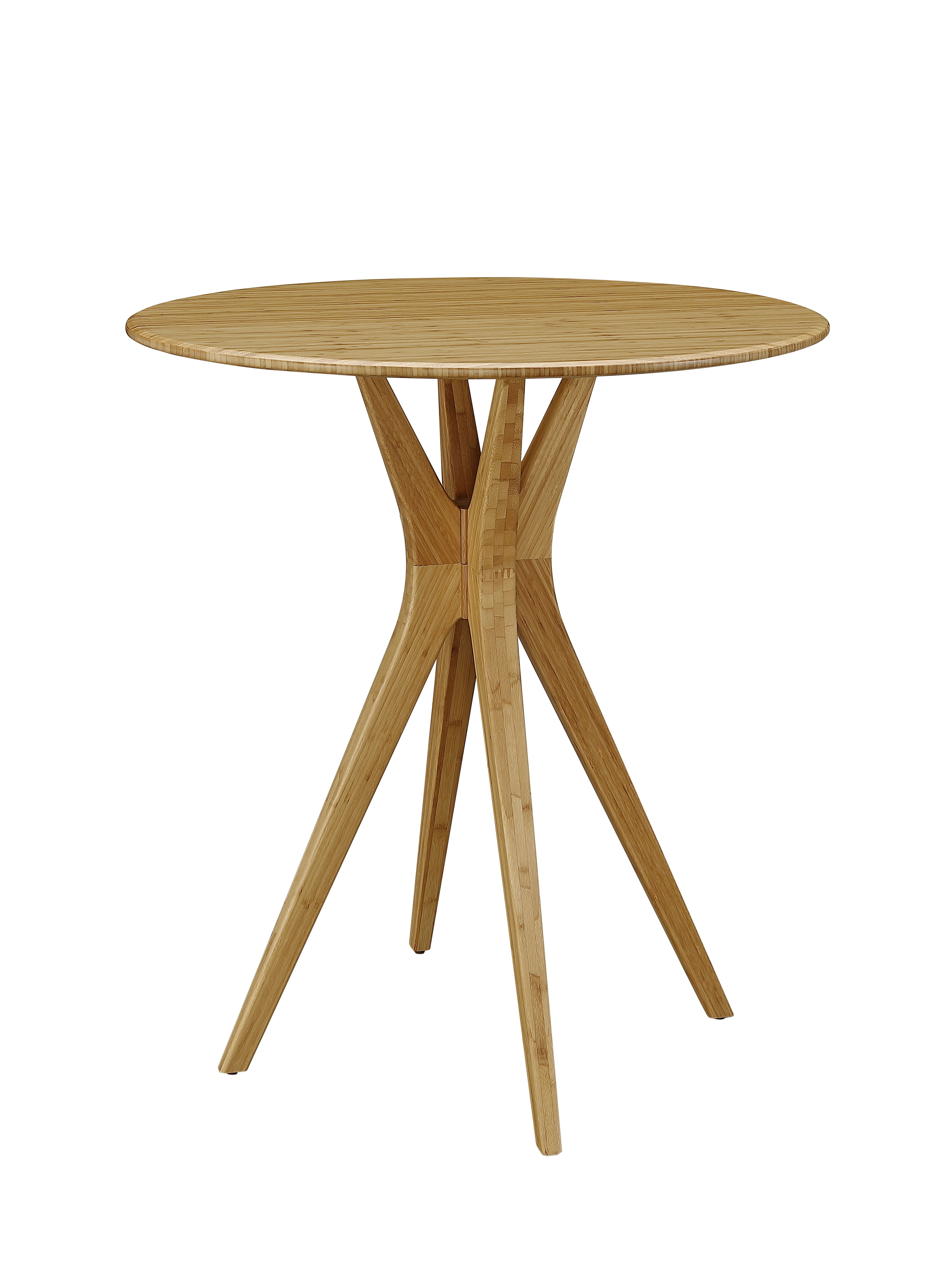 Mimosa Bar Height Table, Caramelized, Dining Table by Greenington, 36" length x 36" width x 40" height View 6