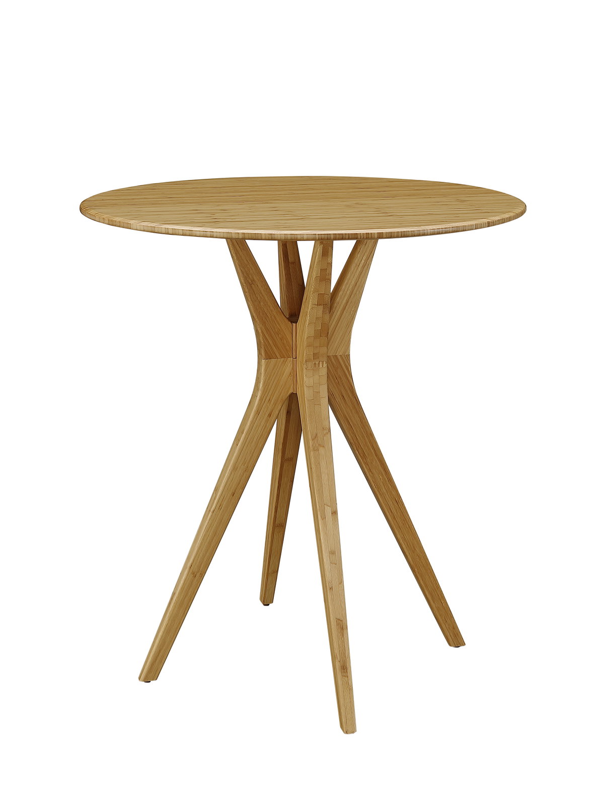 Mimosa Bar Height Table, Caramelized, Dining Table by Greenington, 36" length x 36" width x 40" height View 6