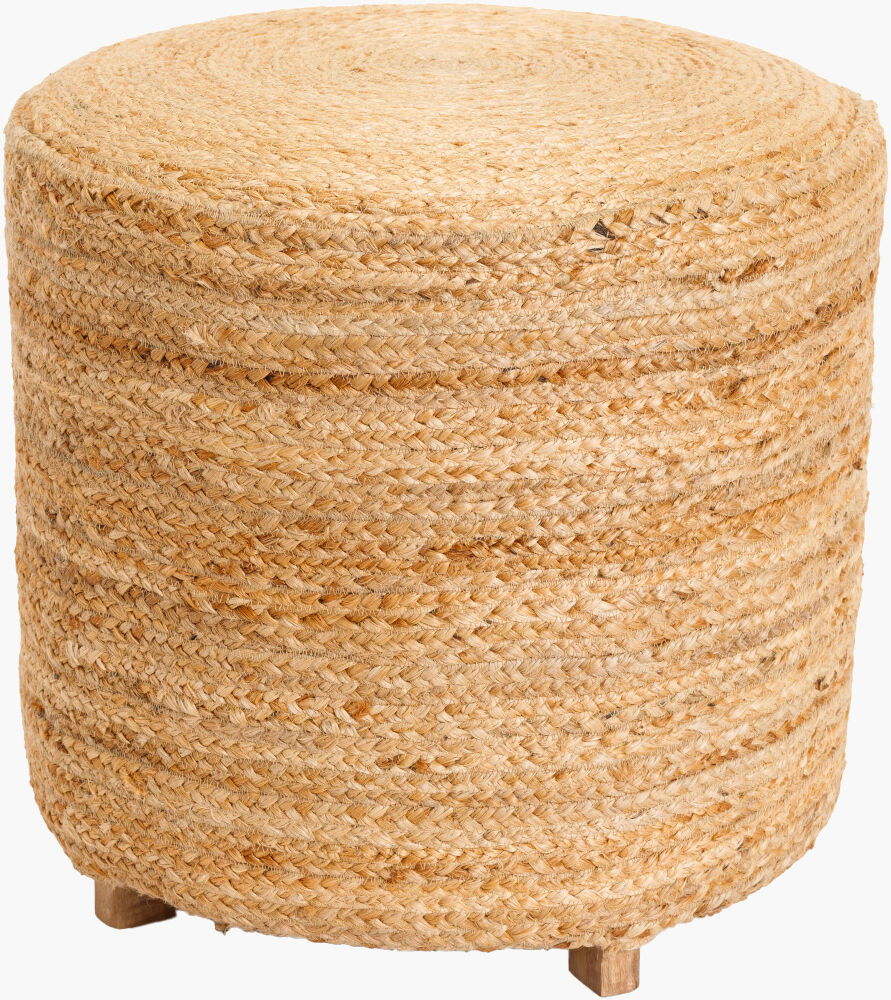 Tropics Ottoman, by Surya, 18" width x 18" height