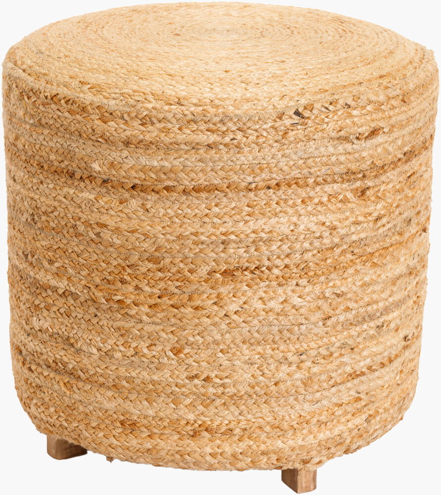 Tropics Ottoman, by Surya, 18" width x 18" height