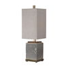 Covey Gray Glaze Buffet Lamp, by Uttermost, 10" width x 31.75" height x 10" depth thumbnail 1
