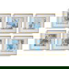 Fresh Start Blue Abstract Prints, S/6 thumbnail 0