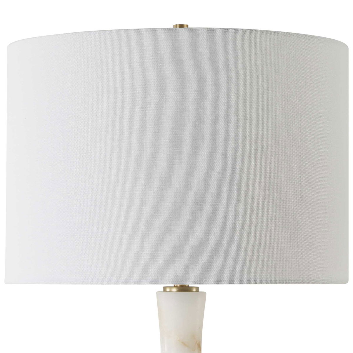 Unify Alabaster Table Lamp, by Uttermost, 14" width x 32.25" height x 14" depth View 6
