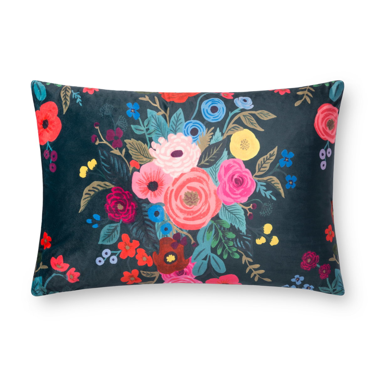 Rifle Paper Co. x Loloi No Name Pillow, Decorative Pillow, 16" length x 26" width