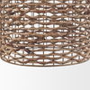 Sana Tall Watergrass Pendant Light, by Mercana, 17.5" length x 17.5" width x 26" height thumbnail 8
