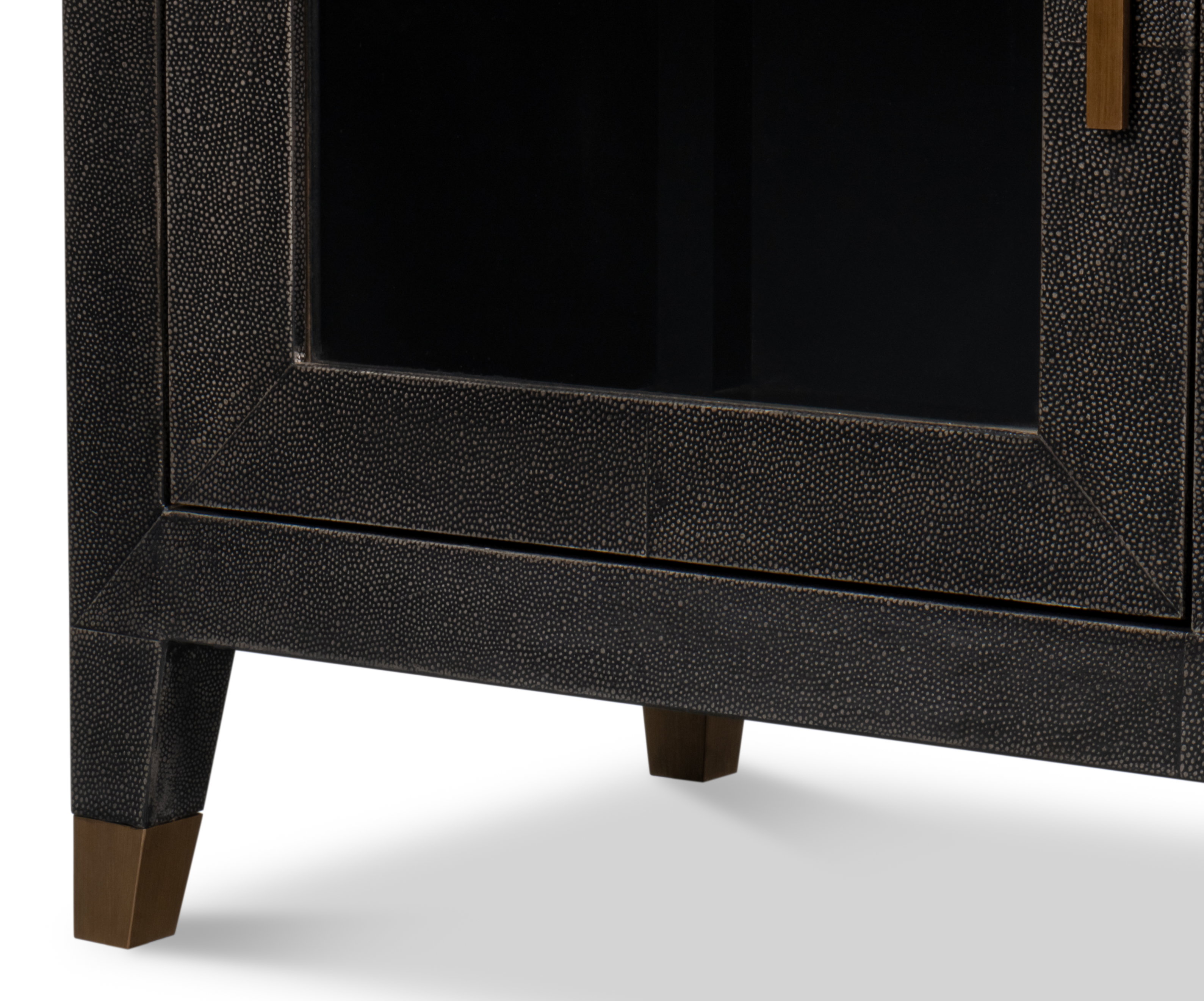 Desmond Sideboard,Shagreen,Antique Grey, Cabinets & Sideboard by Sarreid, 100" length x 18" width x 34" height View 7