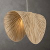 Bend 1 Light Raffia Pendant, Mini Light Pendant by Uttermost, 28.75" width x 19" height x 28.75" diameter x 15" depth thumbnail 2