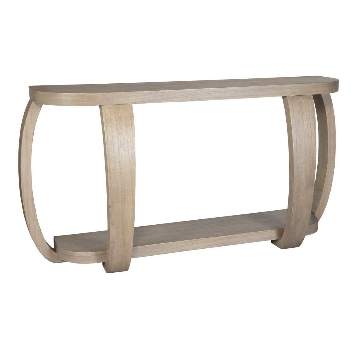 Adona Wood Console Table, by Uttermost, 59.75" width x 30.25" height x 16" depth View 4